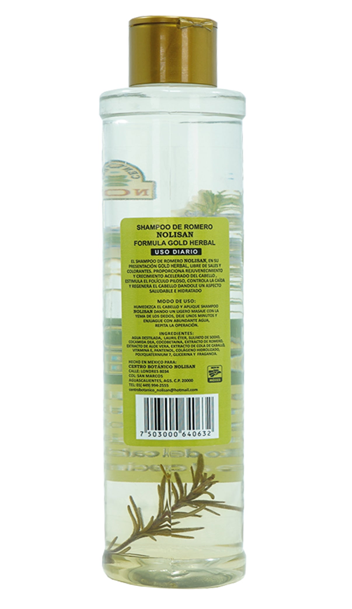 Shampoo de romero + minoxidil