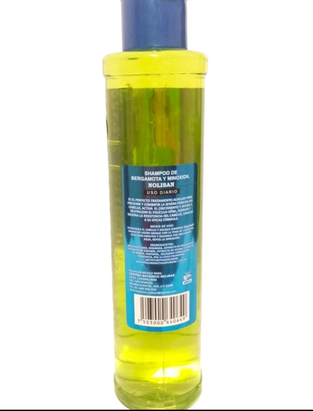 Shampoo Bergamota + Minoxidil