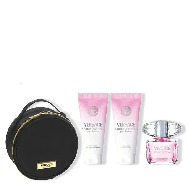VERSACE BRIGHT CRYSTAL (WITH ROUND MAKEUP CASE)