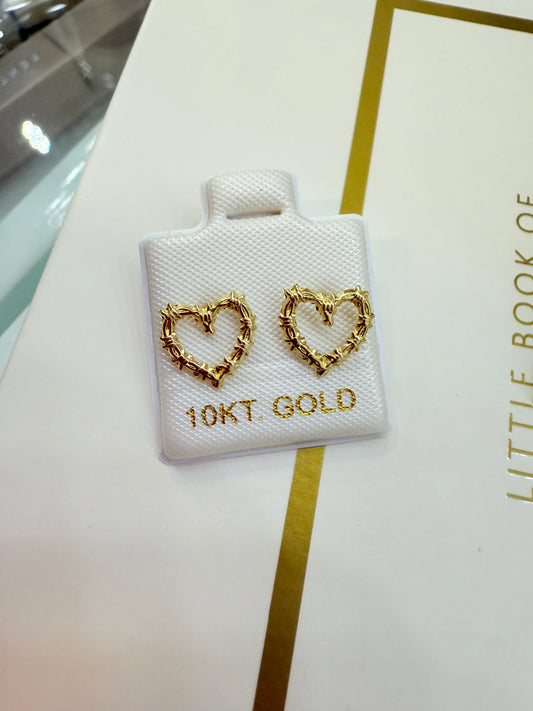 Aretes Bichota Oro 10k