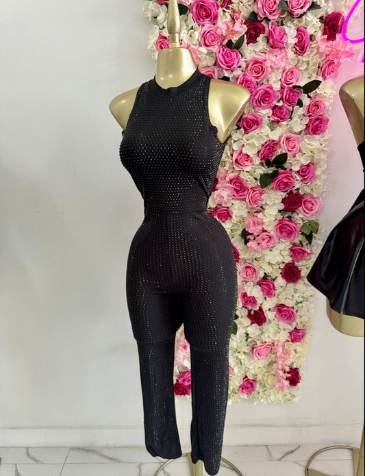 Rhinestone Jumpsuit (RESTOCK)