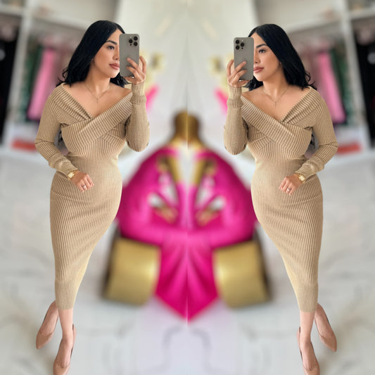 Armani Off Shoulder Dress