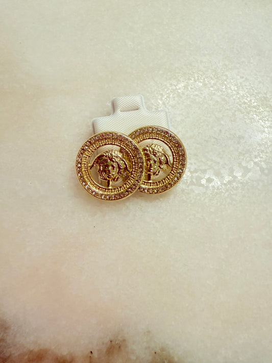 Aretes Medusa con Pedrería