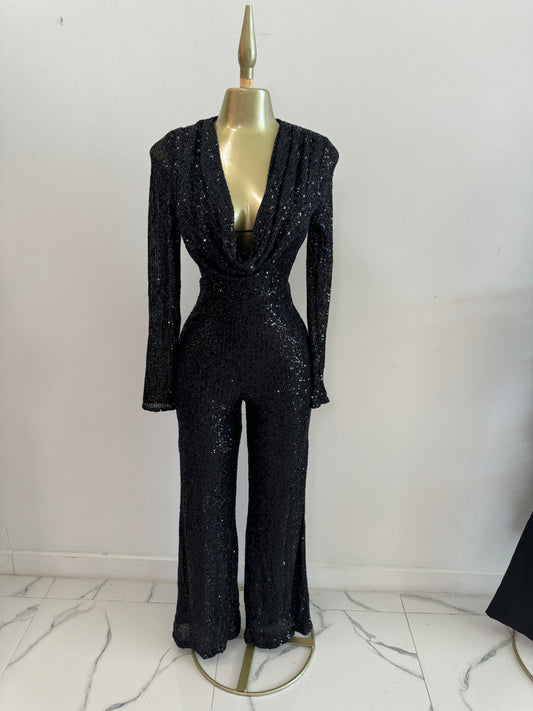 Tori Sequin Jumpsuit