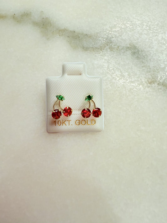 Cherries en oro 10k