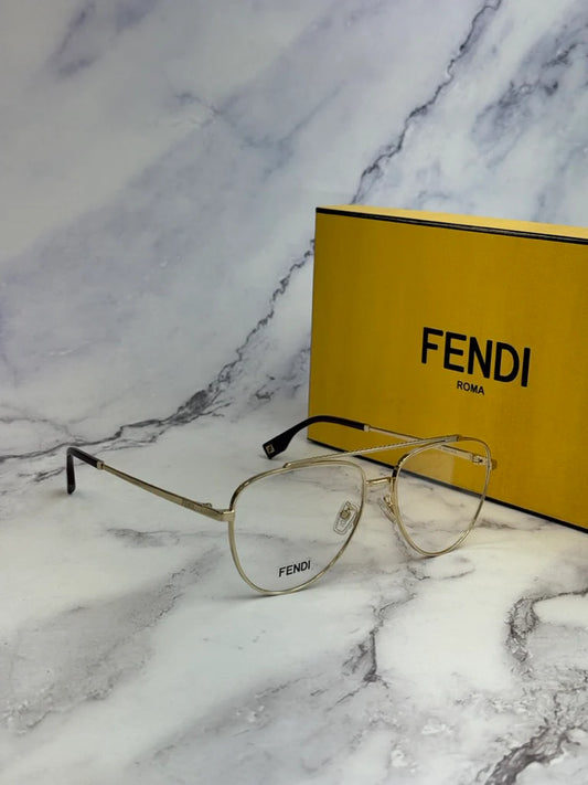 FENDI PILOT AVIATOR FRAMES IN GOLD