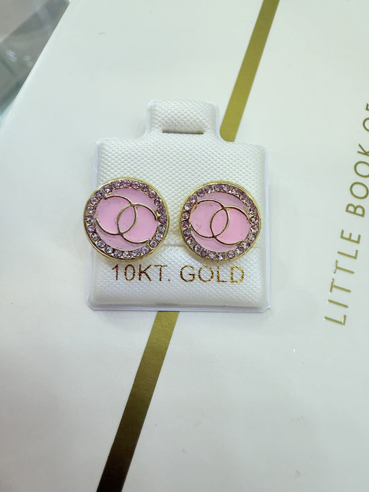 CC PINK ESMALTE ORO 10 K